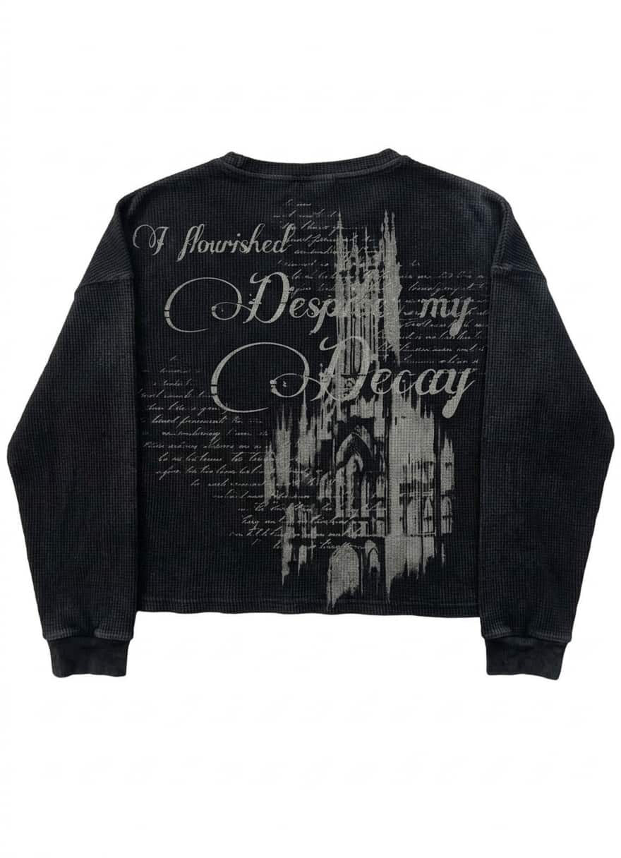 Black "Despite My Decay" Thermal